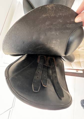 Selle mixte Forestier noire 17&nbsp;