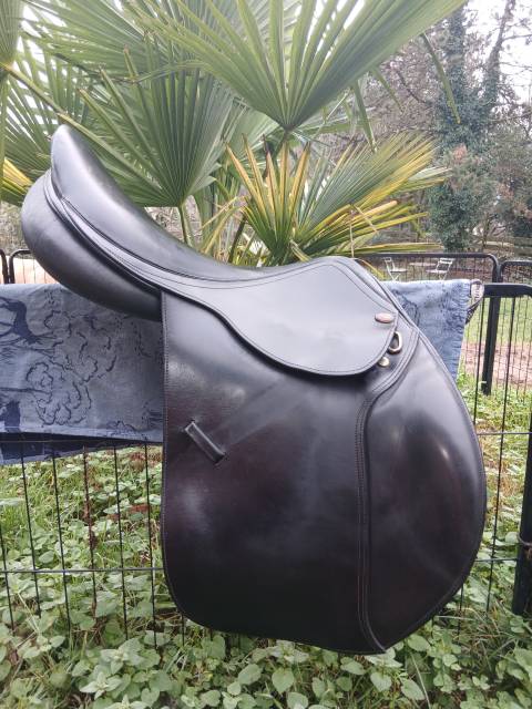 SELLE MIXTE CUIR NOIR 17&rsquo;́ ERIC THOMAS