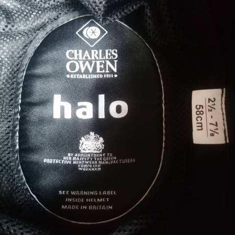 Casque Halo Luxe Glossy Charles Owen