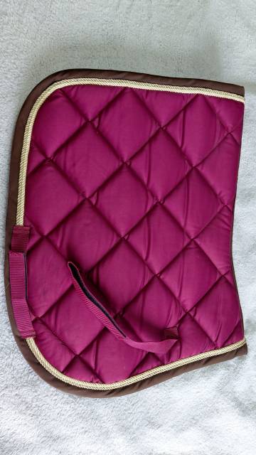 Tapis bordeaux HKM &ndash; collection Lauria Garrelli + bande