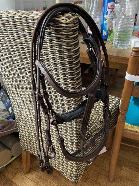 Bridon anatomique marron