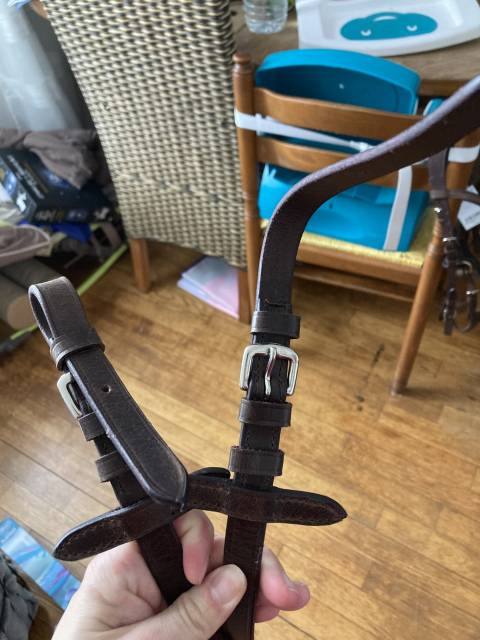 Bridon anatomique marron