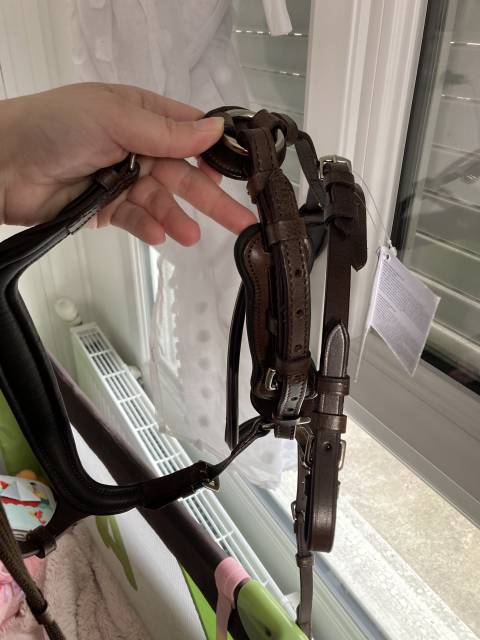 Bridon anatomique marron