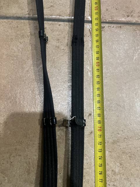 R&ecirc;nes Tissus toile &agrave; arr&ecirc;toir en Cuir noir