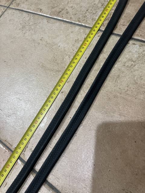 R&ecirc;nes Cuir noir et anti d&eacute;rapant caoutchouc 