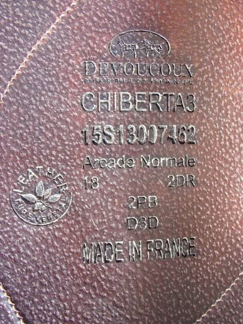 Selle Devoucoux Chiberta Monoquartier