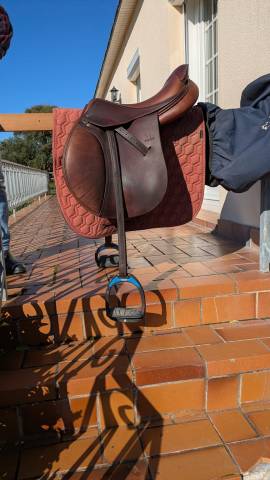 Selle antares altair+sangle bavette mouton kentucky