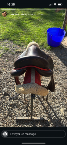 Selle Devoucoux korrika M havane  