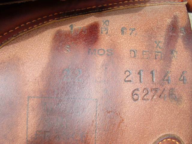 Selle Butet Doubl&eacute;e Veau  17'