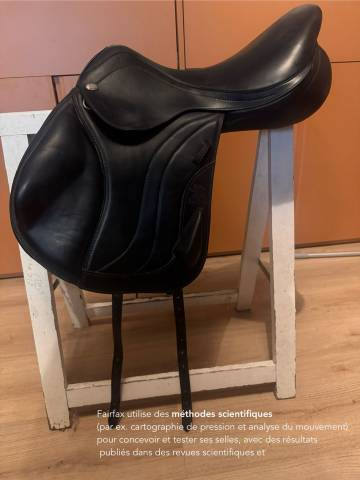 Selle CCE Monoflap Fairfax Eros XC 17" parfait etat