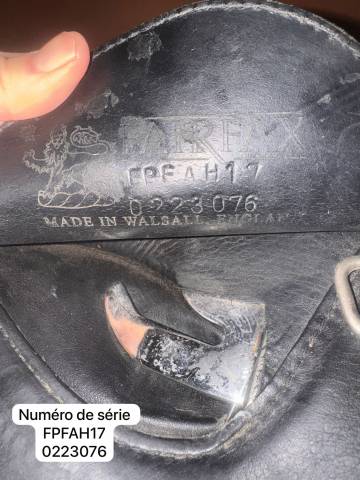 Selle CCE Monoflap Fairfax Eros XC 17" parfait etat