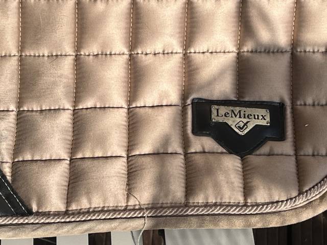 Tapis de selle LeMieux dressage beige