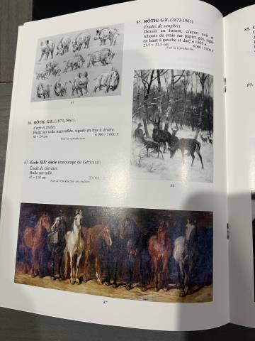 DEAUVILLE Auction LE CHEVAL, LES COURSES, LA CHASSE  NO