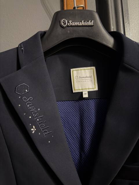 Veste de concours Samshield bleu