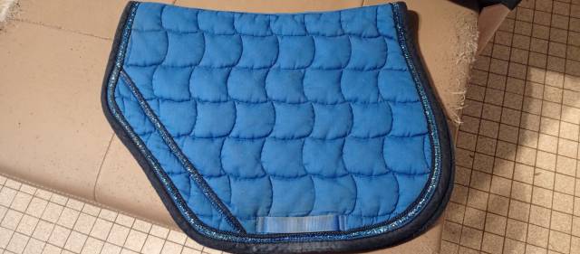 Tapis bleu Taille cob poney
