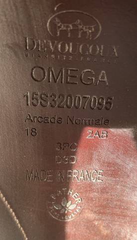 Selle DEVOUCOUX Taille 18 2AB 2017