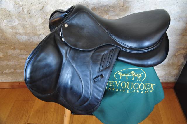 Selle Devoucoux Biarritz lab veau 17,5