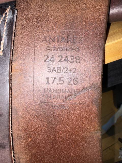 Selle Antar&egrave;s &eacute;volution 17,5