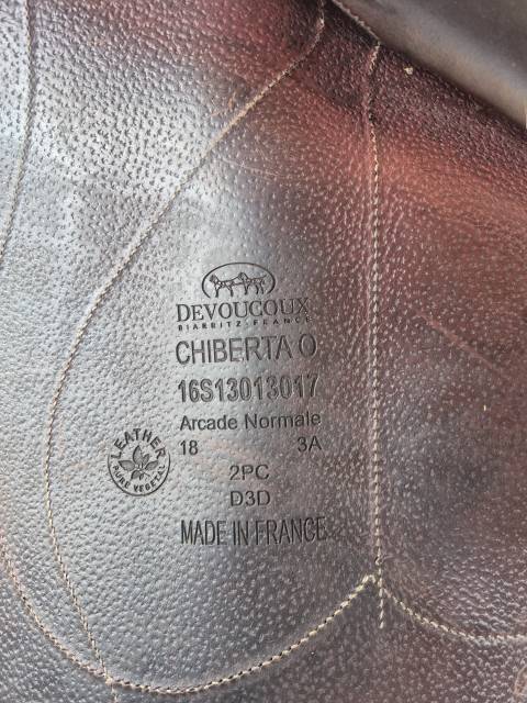 Selle Devoucoux Chiberta O 18"