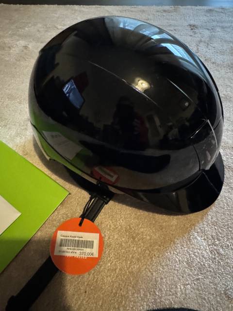 Casque Kooki noir brillant KASK