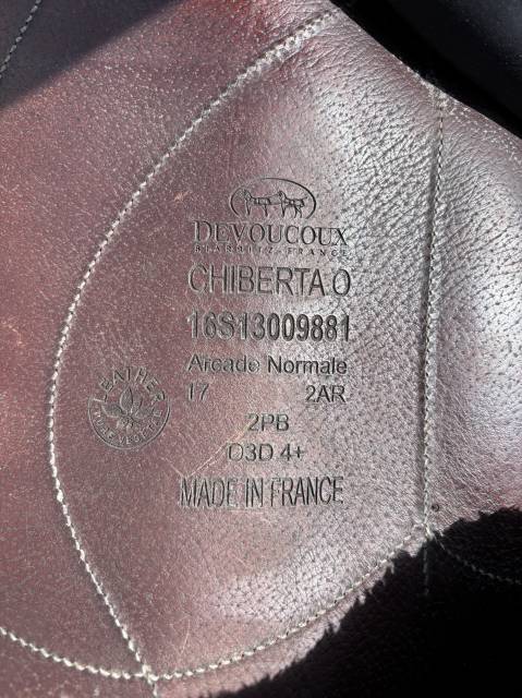 Selle DEVOUCOUX Chiberta  17&rsquo;