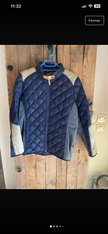 Doudoune horse pilot XS Marine