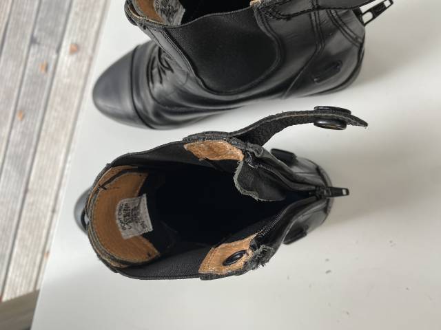 Boots d&rsquo;&eacute;quitation &Eacute;quith&egrave;me Chic - Lacets + zip - T38