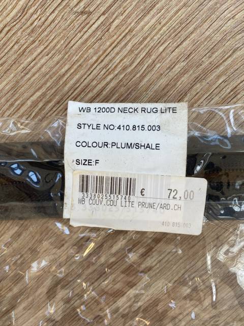 Couvre-cou WeatherBeeta 1200D Neck Rug Lite T Full 