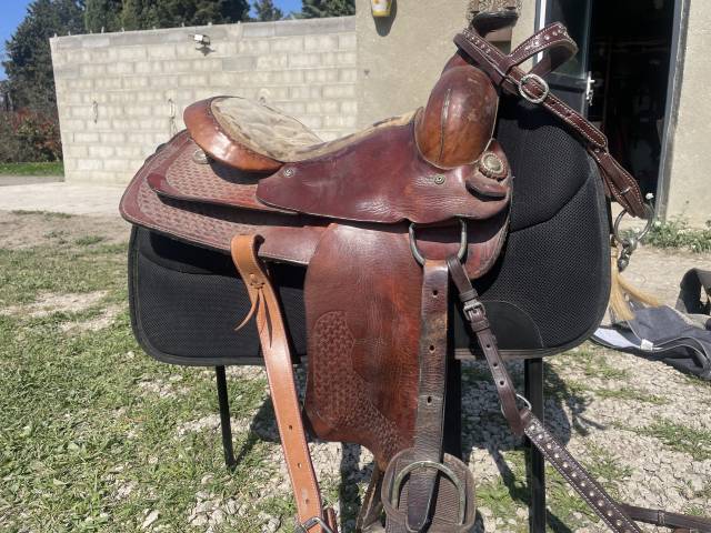 Selle western + accessoire