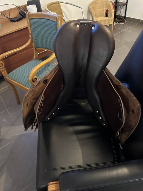 Selle Antares  mixte cuir marron