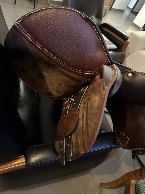 Selle Antares  mixte cuir marron