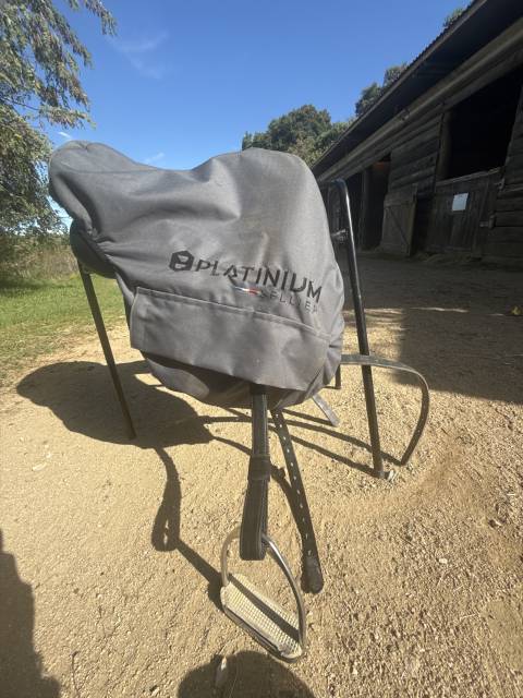 Dressage platinium Time rider 16,5 pouces noir