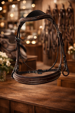 Filet anatomique cuir avec Rennes, neuf marron et full