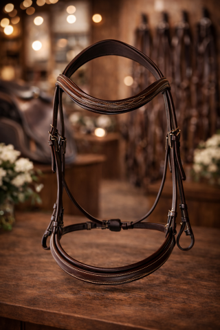 Filet anatomique cuir avec Rennes, neuf marron et full