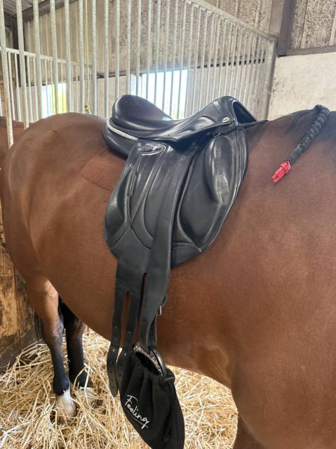 Selle devoucoux monoquartier 17 pouces