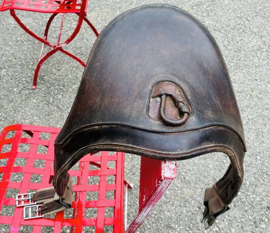 Vends selle devaucoux 17 pouces havane