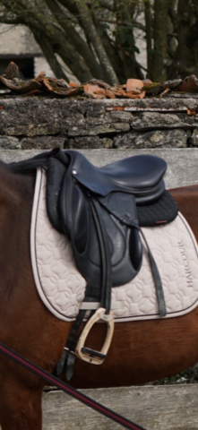 Selle devoucoux chiberta noire 17,5