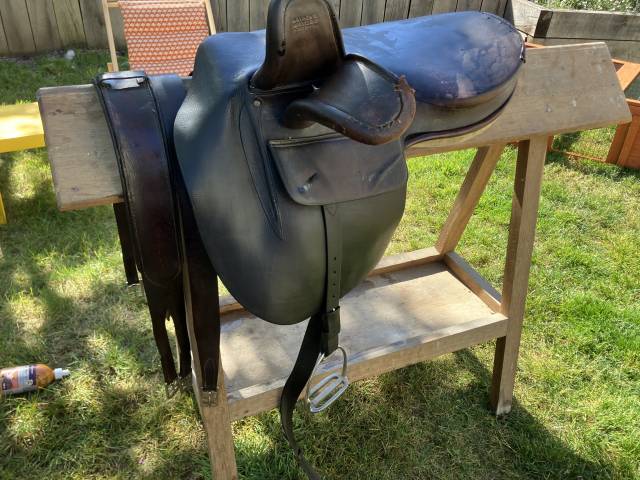 Selle Amazone Anglaise ancienne BP Swain