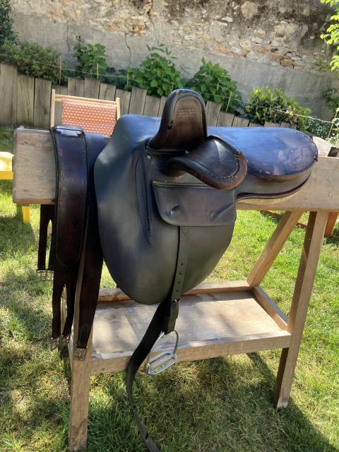 Selle Amazone Anglaise ancienne BP Swain