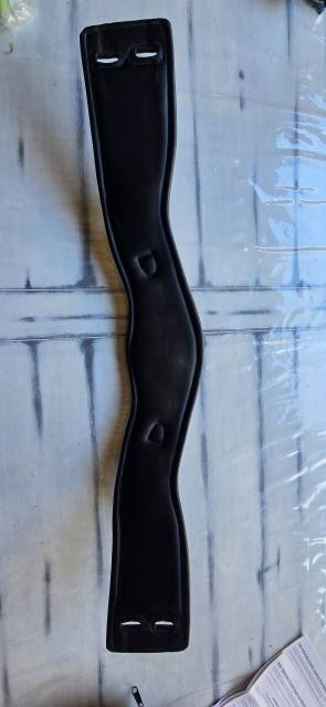 Sangle CWD noire en cuir 