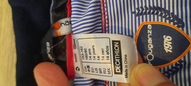 Veste de concours Fouganza &ndash; 14 ans &ndash; tr&egrave;s bon &eacute;tat