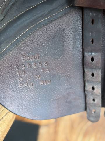 Selle forestier S&eacute;oul en cuir de veau