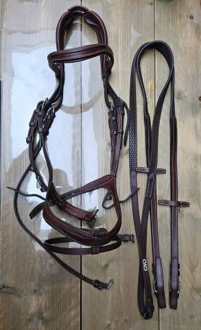 Bridon CWD Flexmotion avec r&ecirc;nes biothane CWD