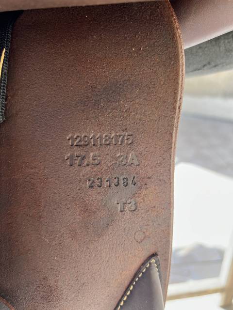 Selle &Eacute;ric Thomas &Eacute;lite 17,5 sous garantie 