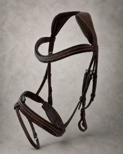 Filet / bridon anatomique style Antares marron full 