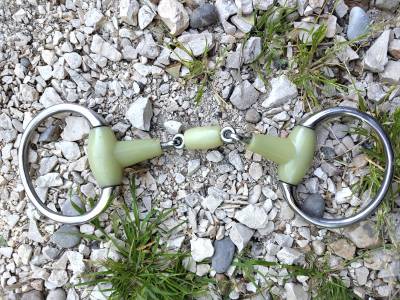 Mors olive flexible double brisure goût pomme