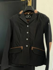 Veste de concours noire et camel