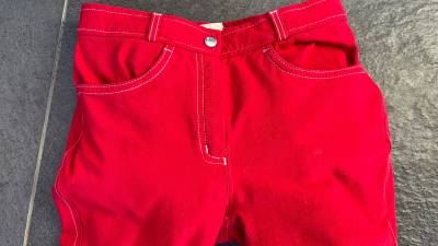 Pantalon d’équitation rouge