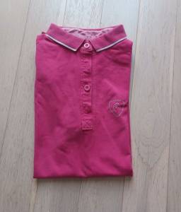 Polo rose Equithème XS