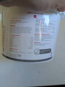 Myodazole Certivet granulés